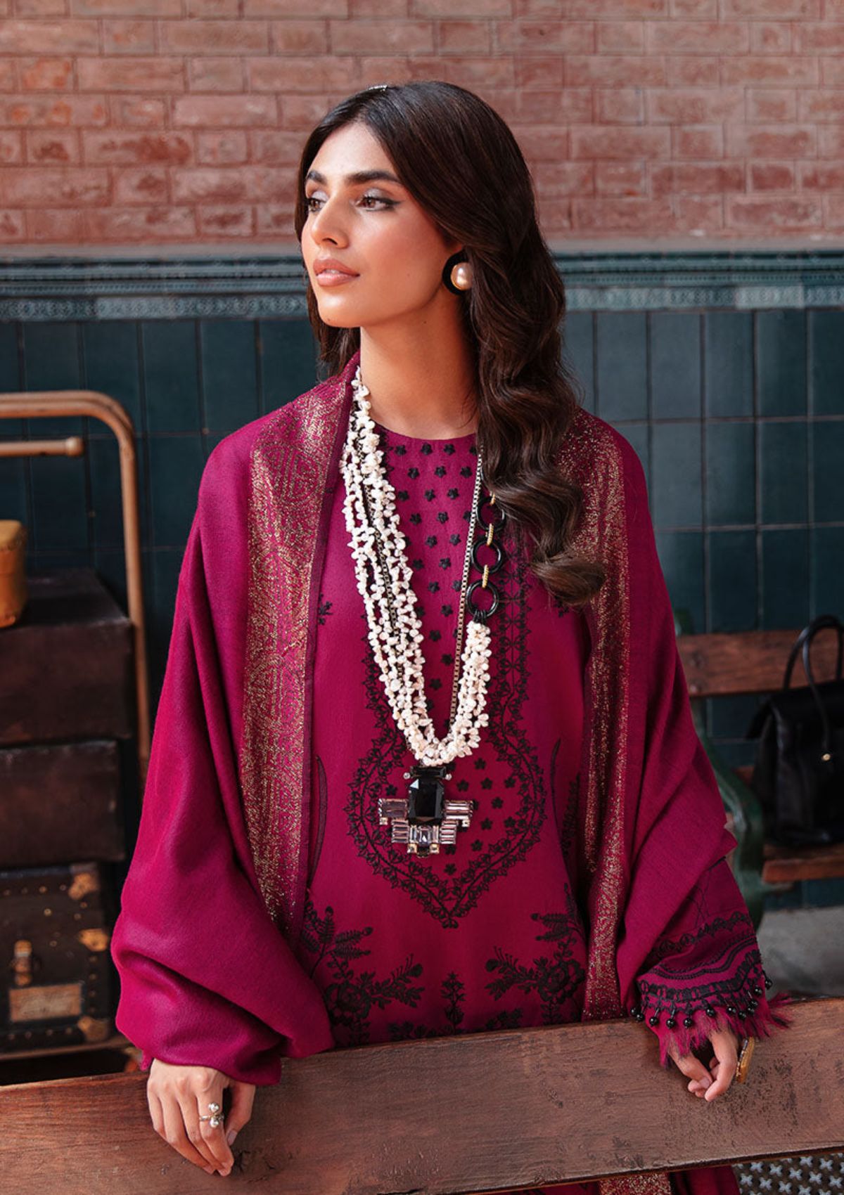 Winter Collection - Rang Rasiya - Safarnama - D#4 (SAHAR) available at Saleem Fabrics Traditions