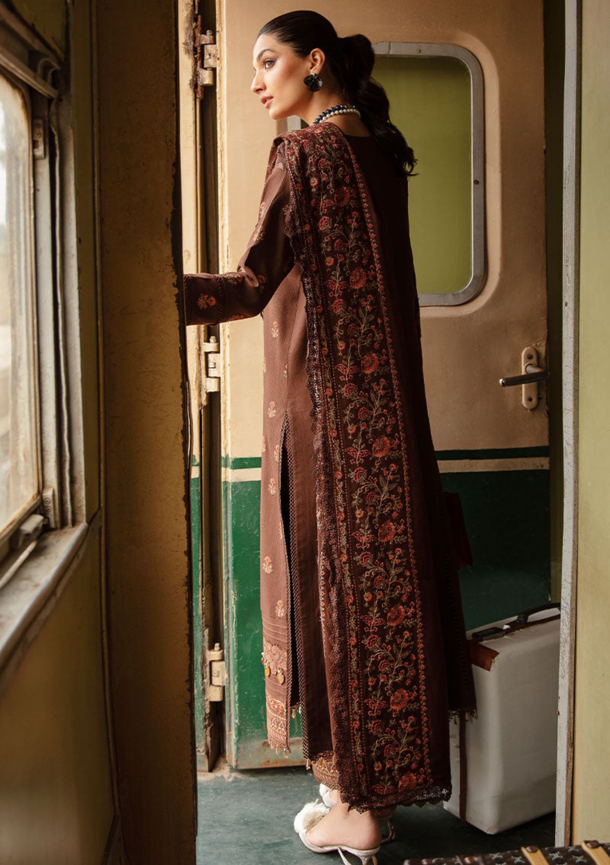 Winter Collection - Rang Rasiya - Safarnama - D#9 (DIYA) available at Saleem Fabrics Traditions