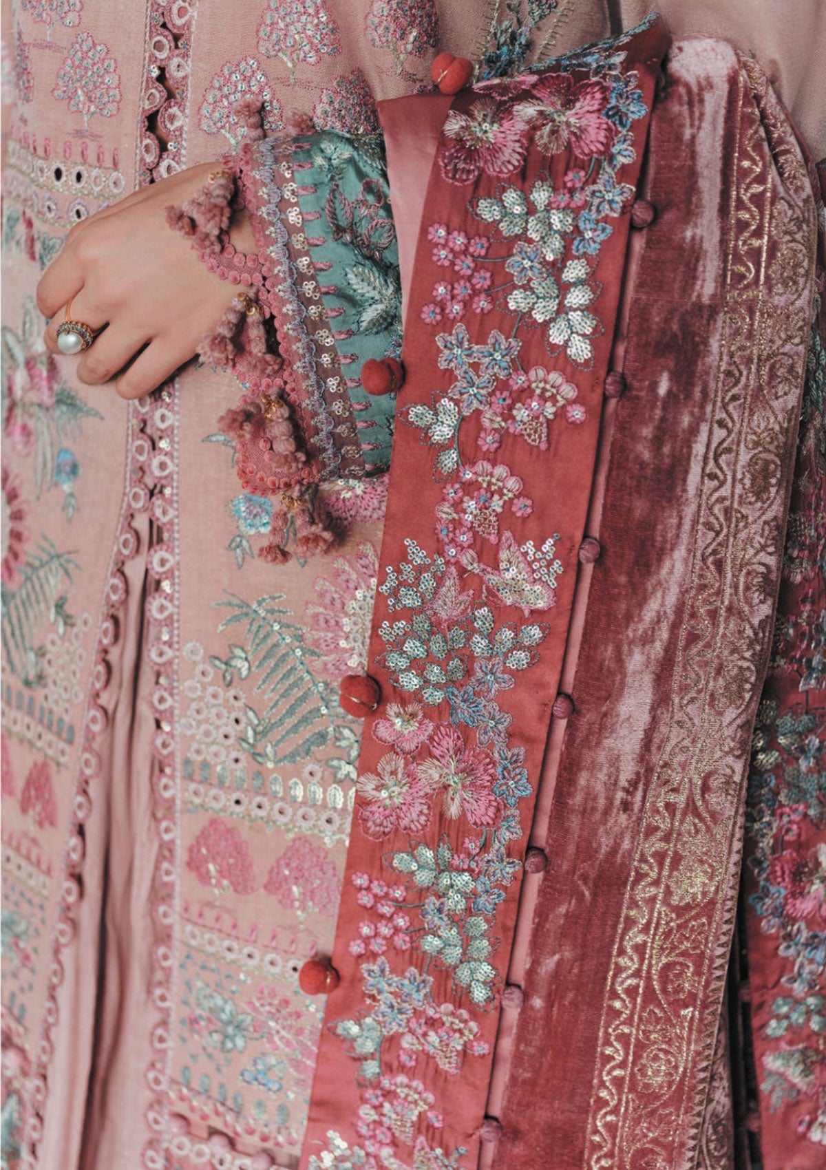 Winter Collection - Republic - Danayah - DU#01 (ODALA) available at Saleem Fabrics Traditions