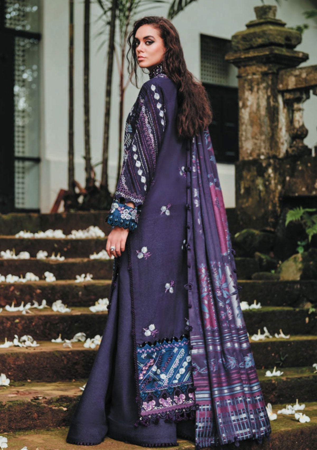 Winter Collection - Republic - Danayah - DU#10 (Turnera) available at Saleem Fabrics Traditions