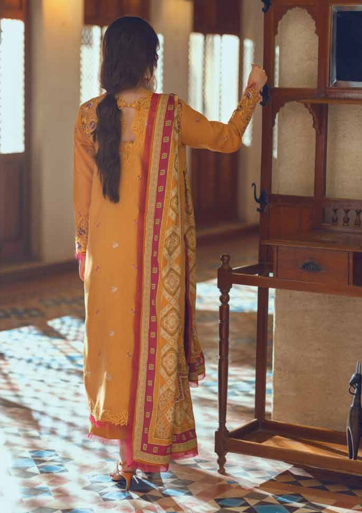 Winter Collection - Roheenaz - Winter Edit's - RNZ#4 B (Waniya) available at Saleem Fabrics Traditions
