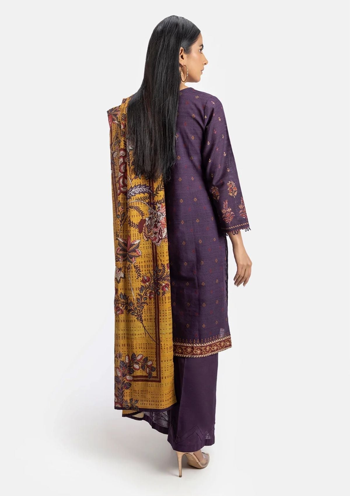 Winter Collection - Sahar - Khaddar - 3Pcs - SWK#3 available at Saleem Fabrics Traditions