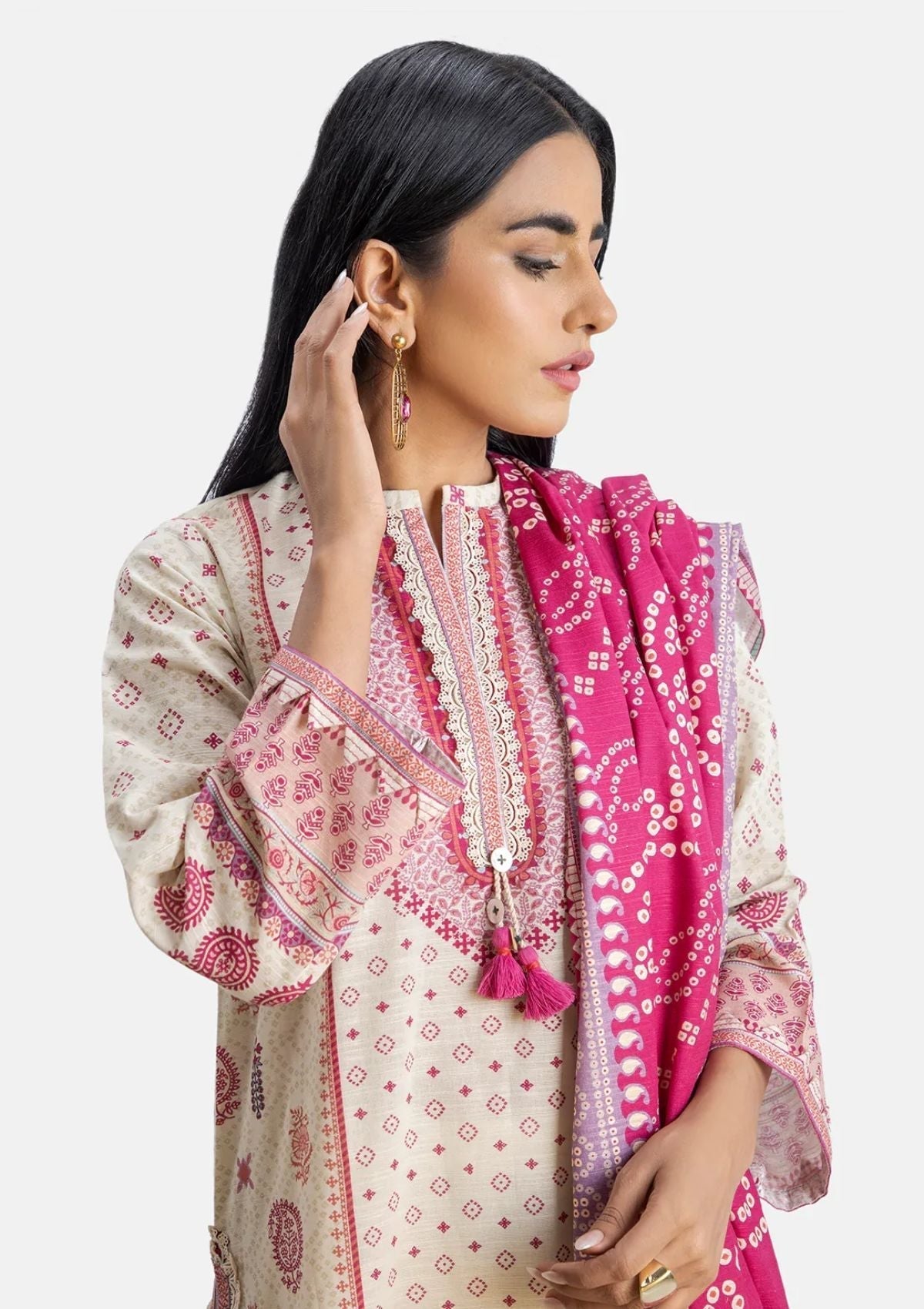 Winter Collection - Sahar - Khaddar - 3Pcs - SWK#4 available at Saleem Fabrics Traditions