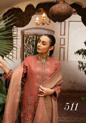 Winter Collection - Shaista - Executive - Semi Peach - D#511 available at Saleem Fabrics Traditions