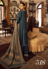 Winter Collection - Shaista - Executive - Semi Peach - D#518 available at Saleem Fabrics Traditions