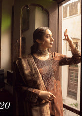 Winter Collection - Shaista - Executive - Semi Peach - D#520 available at Saleem Fabrics Traditions