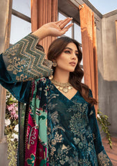 Winter Collection - Shaista - Kotrai Velvet - D#877 available at Saleem Fabrics Traditions