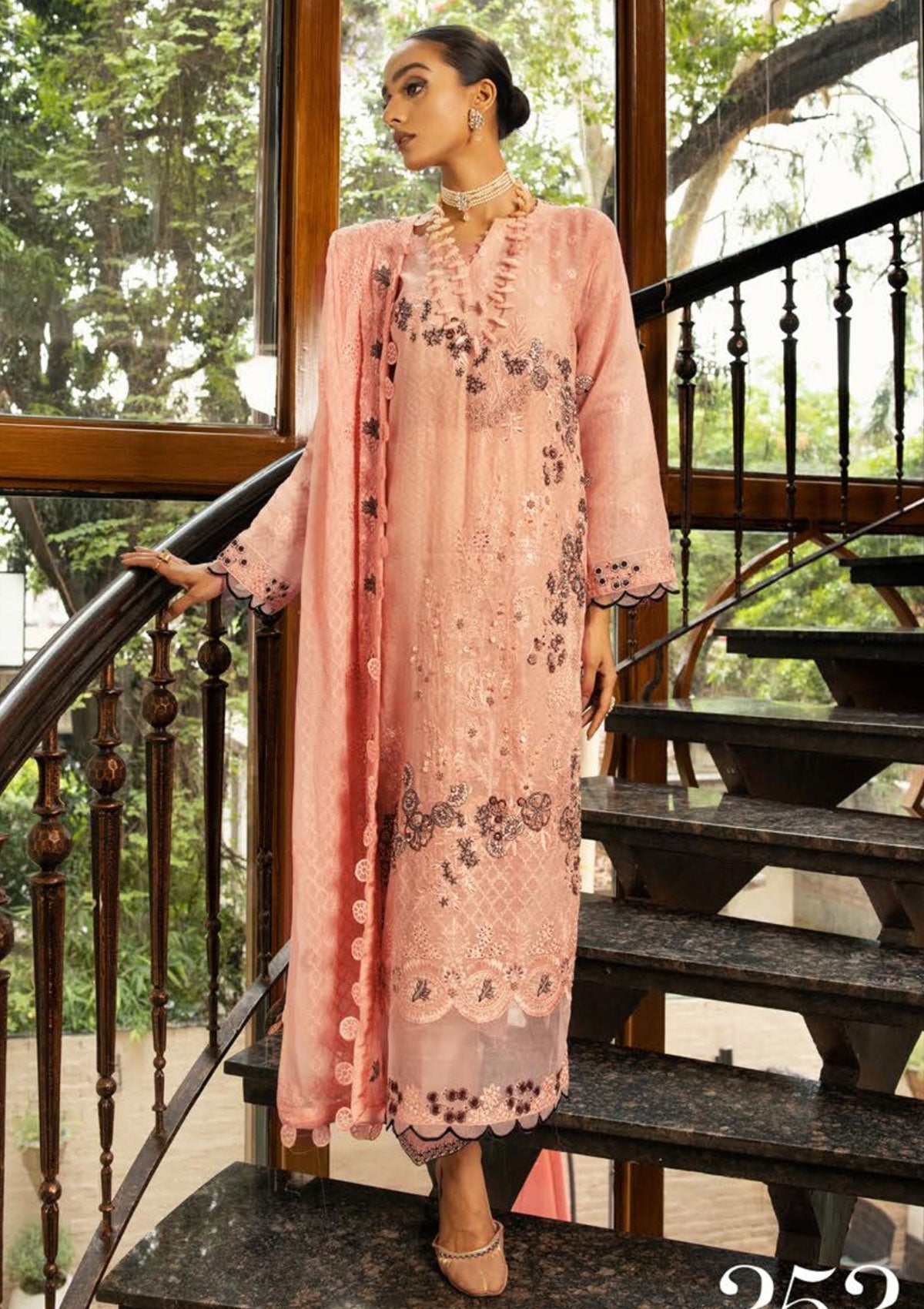 Winter Collection - Shaista - Masuri Hand Made - D#353 available at Saleem Fabrics Traditions