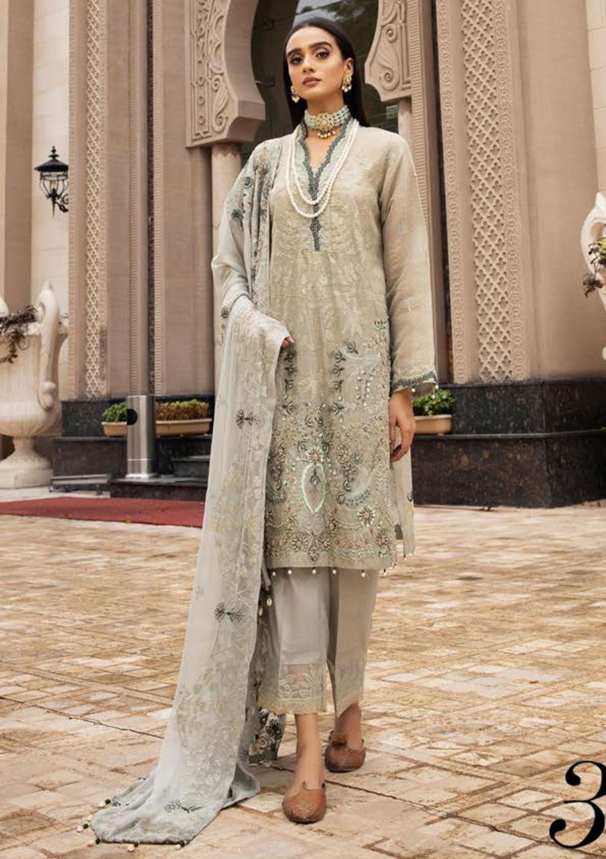 Winter Collection - Shaista - Masuri Hand Made - D#363 available at Saleem Fabrics Traditions