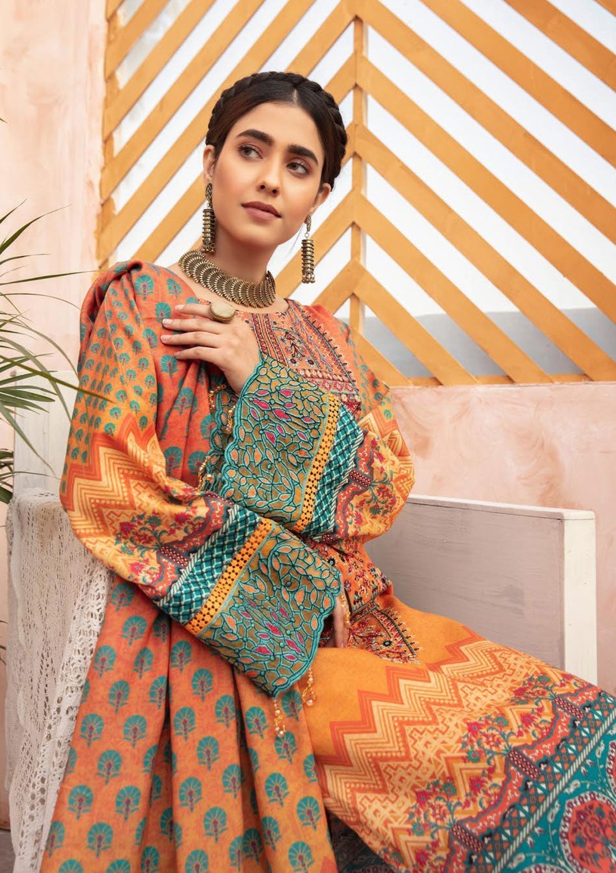 Winter Collection - Shaista - Nazakat - Khaddar - D#891 available at Saleem Fabrics Traditions