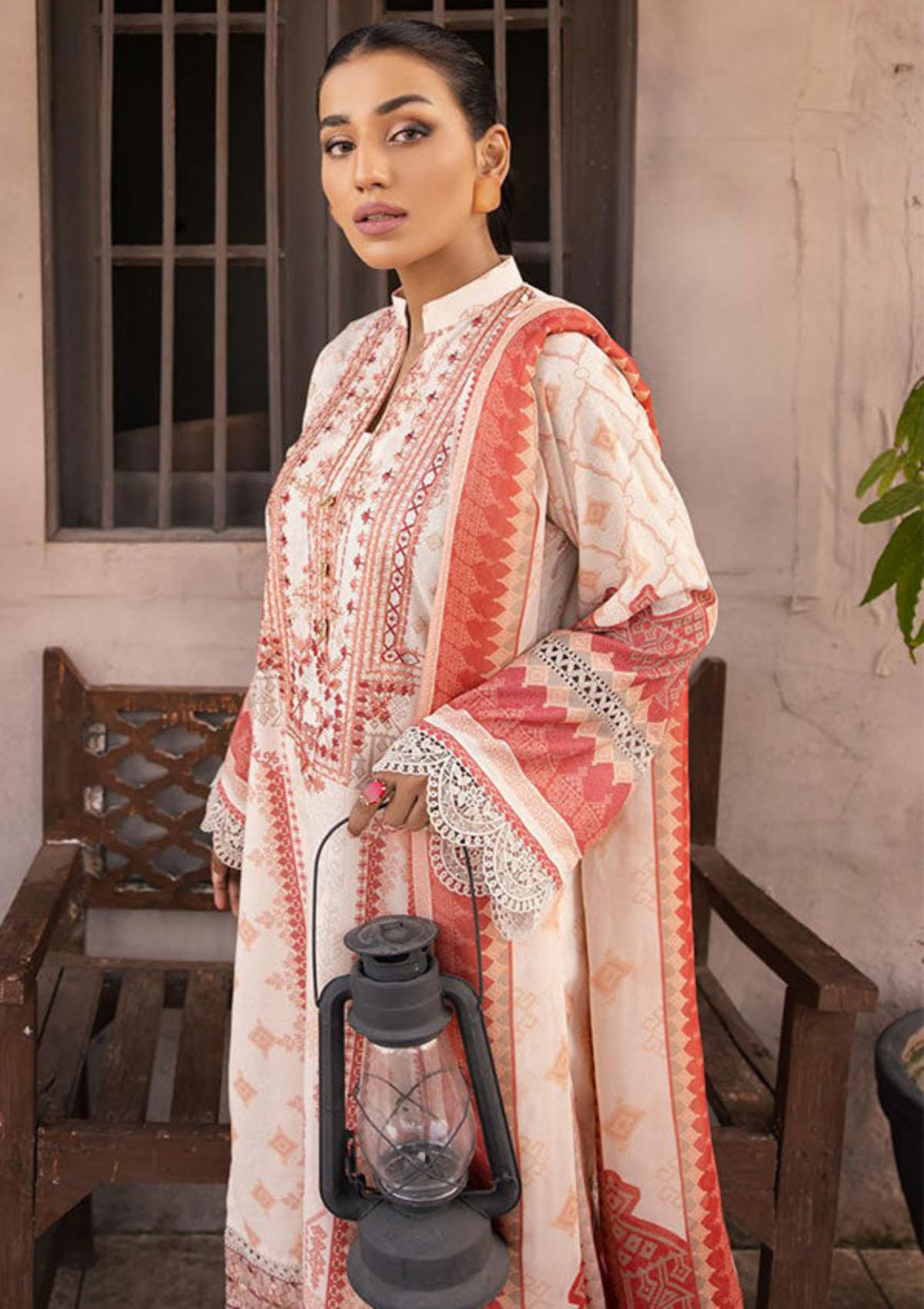 Winter Collection - Shaista - Saman - Karandi - D#436 available at Saleem Fabrics Traditions