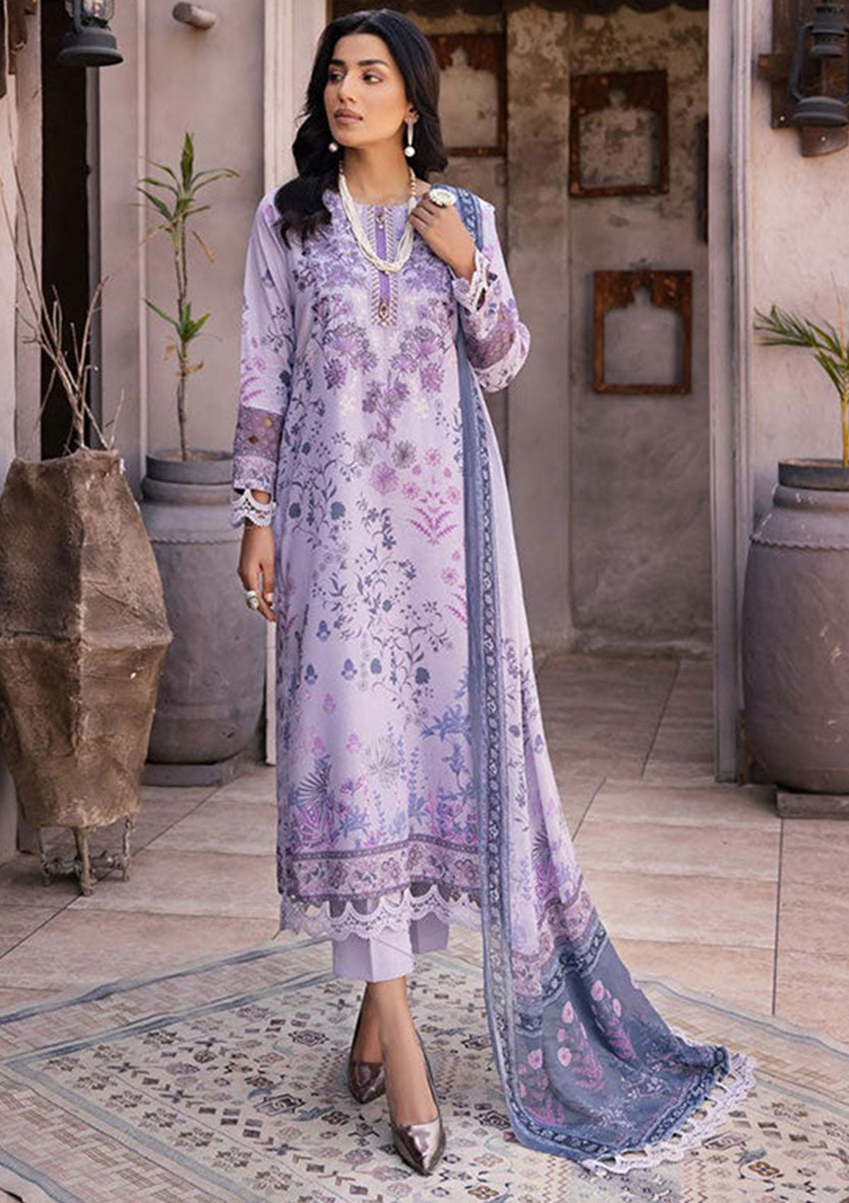Winter Collection - Shaista - Saman - Karandi - D#437 available at Saleem Fabrics Traditions
