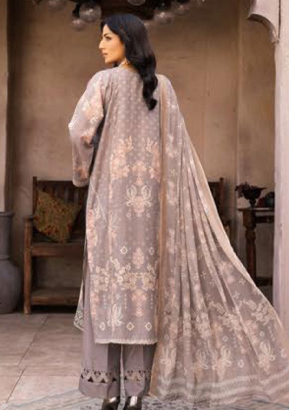 Winter Collection - Shaista - Saman - Karandi - D#442 available at Saleem Fabrics Traditions