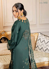 Winter Collection - Shaista - Shamoz Satin - V01 - D#102 available at Saleem Fabrics Traditions