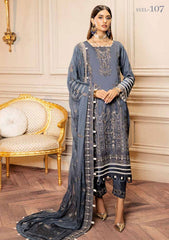 Winter Collection - Shaista - Shamoz Satin - V01 - D#107 available at Saleem Fabrics Traditions