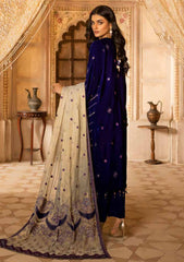 Winter Collection - Shaista - Velvet - Emb - SVEC#408 available at Saleem Fabrics Traditions