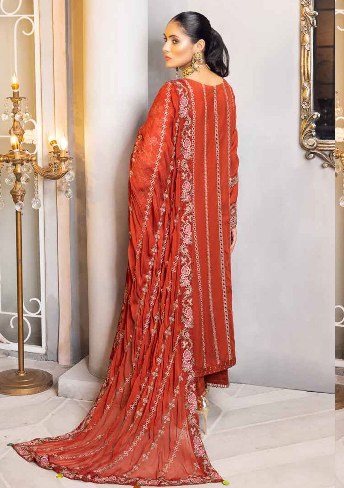 Winter Collection - Shaista - Viscose - V02 - D#306 available at Saleem Fabrics Traditions