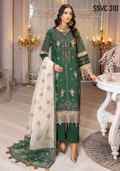 Winter Collection - Shaista - Viscose - V02 - D#310 available at Saleem Fabrics Traditions