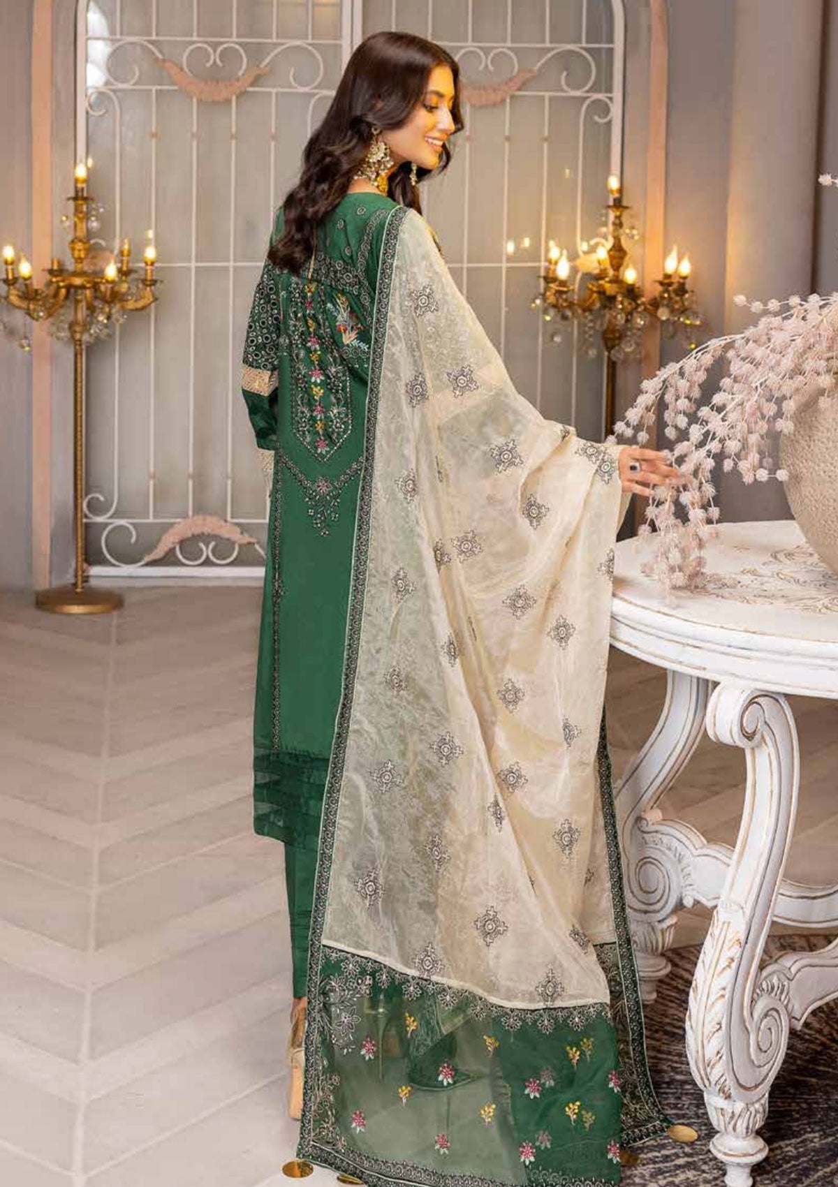 Winter Collection - Shaista - Viscose - V02 - D#310 available at Saleem Fabrics Traditions