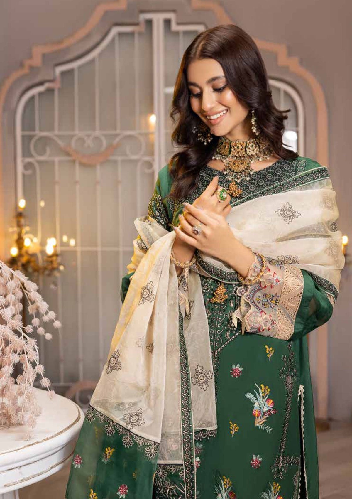 Winter Collection - Shaista - Viscose - V02 - D#310 available at Saleem Fabrics Traditions