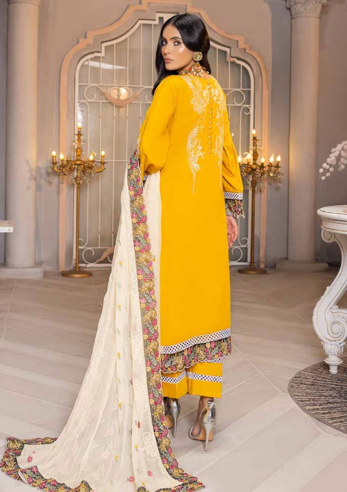 Winter Collection - Shaista - Viscose - V02 - D#311 available at Saleem Fabrics Traditions