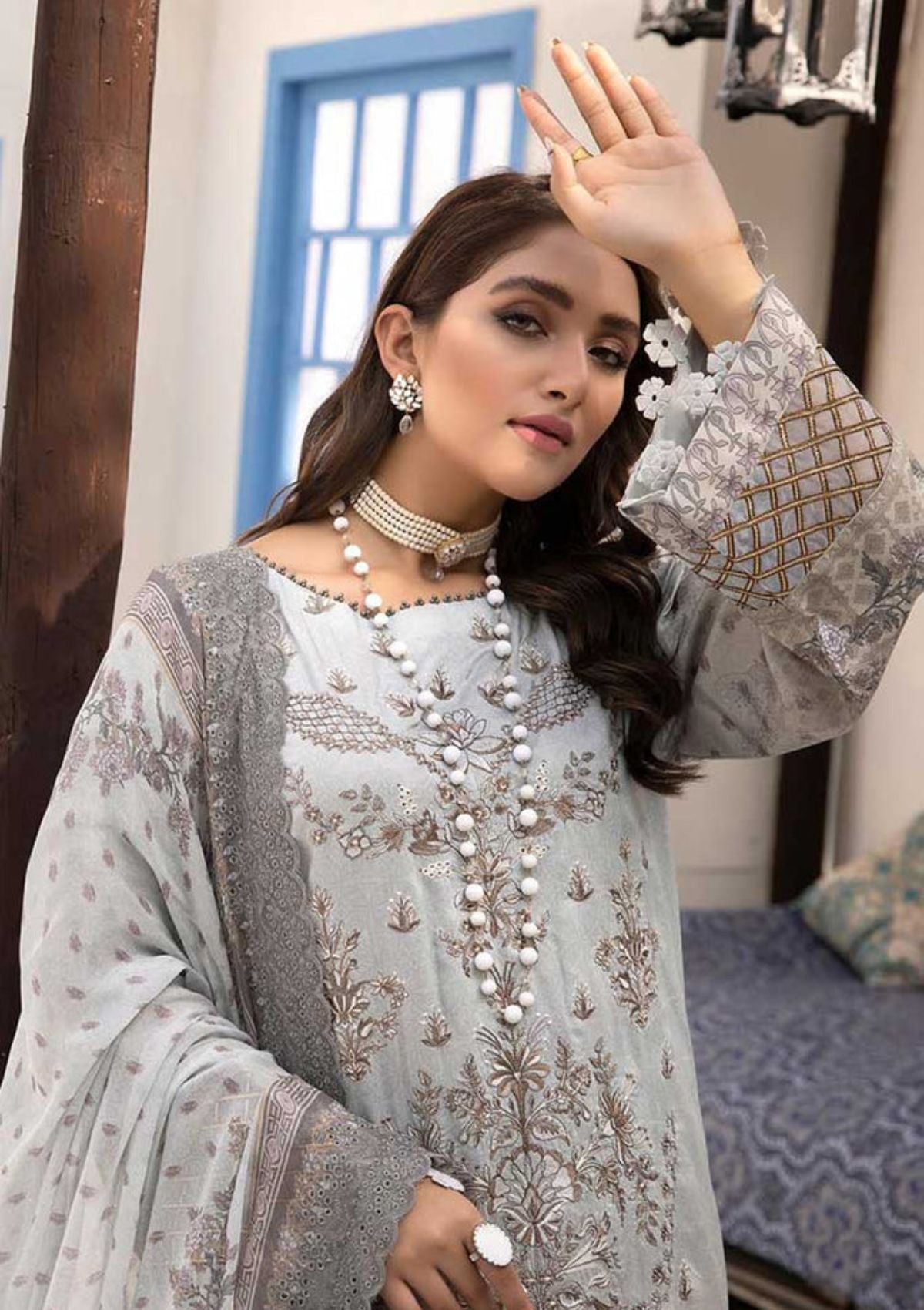 Winter Collection - Shehzal By Shaista - Viscose - D#396 available at Saleem Fabrics Traditions