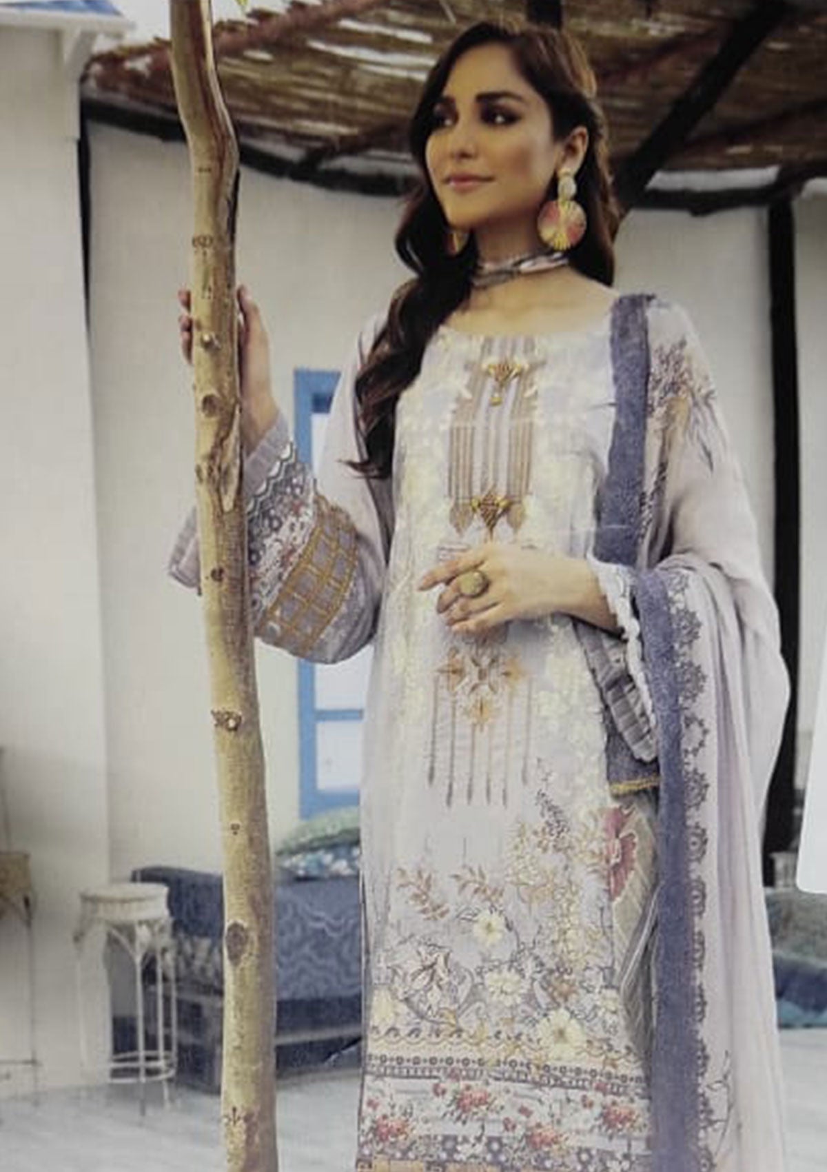 Winter Collection - Shehzal By Shaista - Viscose - D#404 available at Saleem Fabrics Traditions