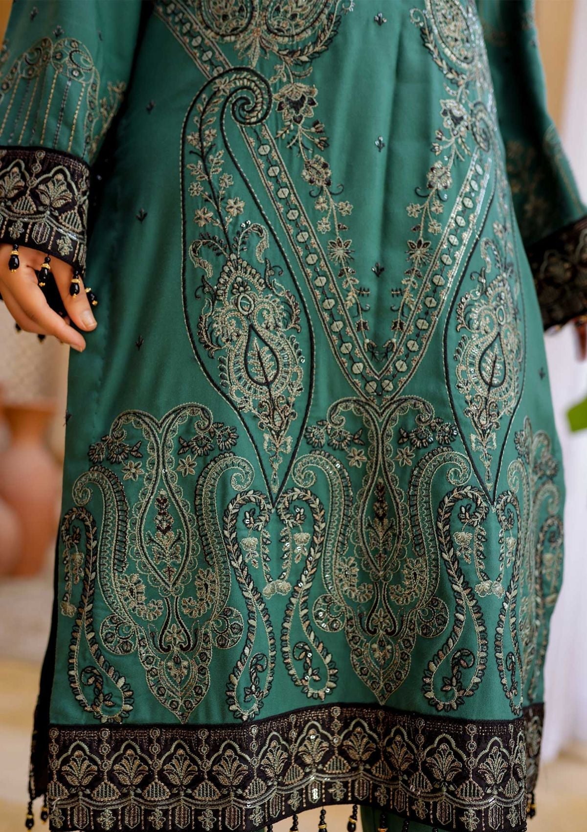 Winter Collection - Waresha - Luxury - V28 - D#170 available at Saleem Fabrics Traditions