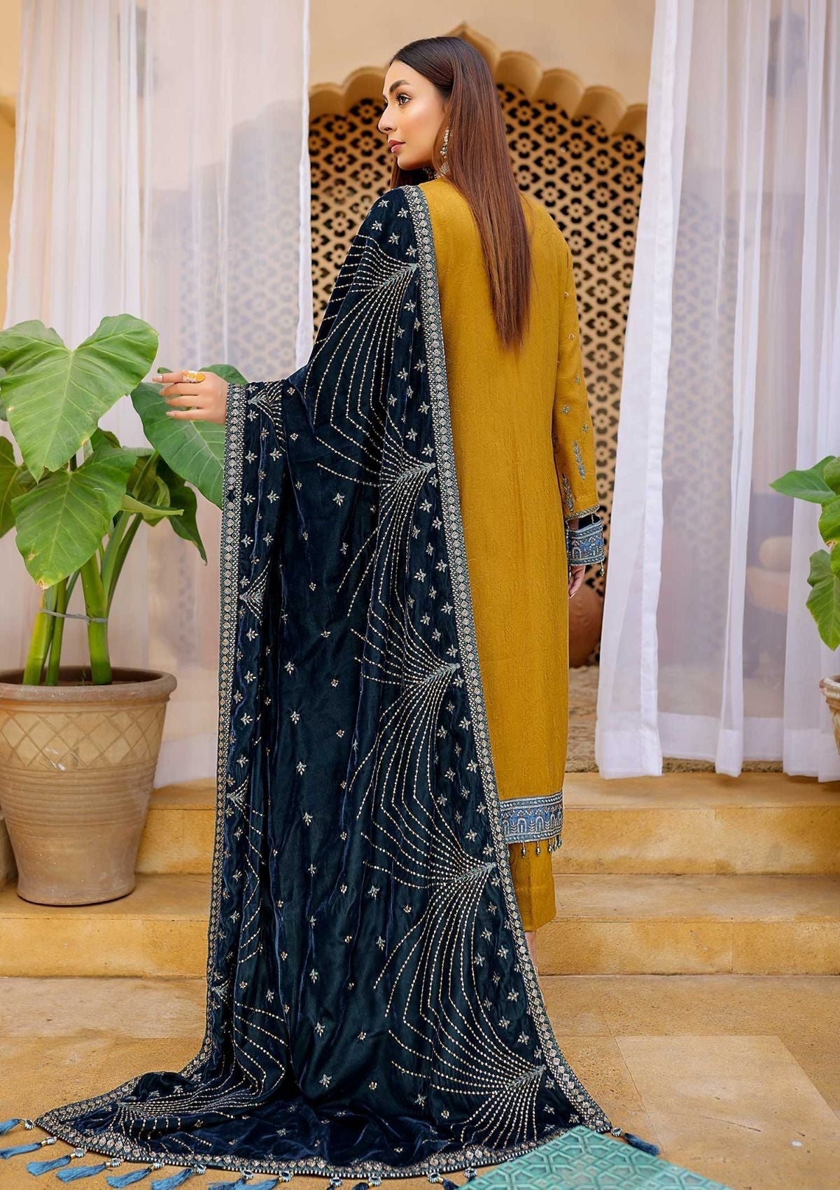 Winter Collection - Waresha - Luxury - V28 - D#171 available at Saleem Fabrics Traditions