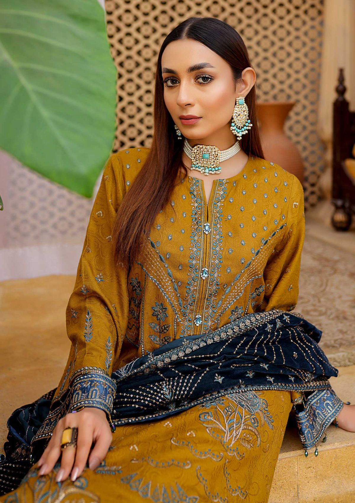 Winter Collection - Waresha - Luxury - V28 - D#171 available at Saleem Fabrics Traditions