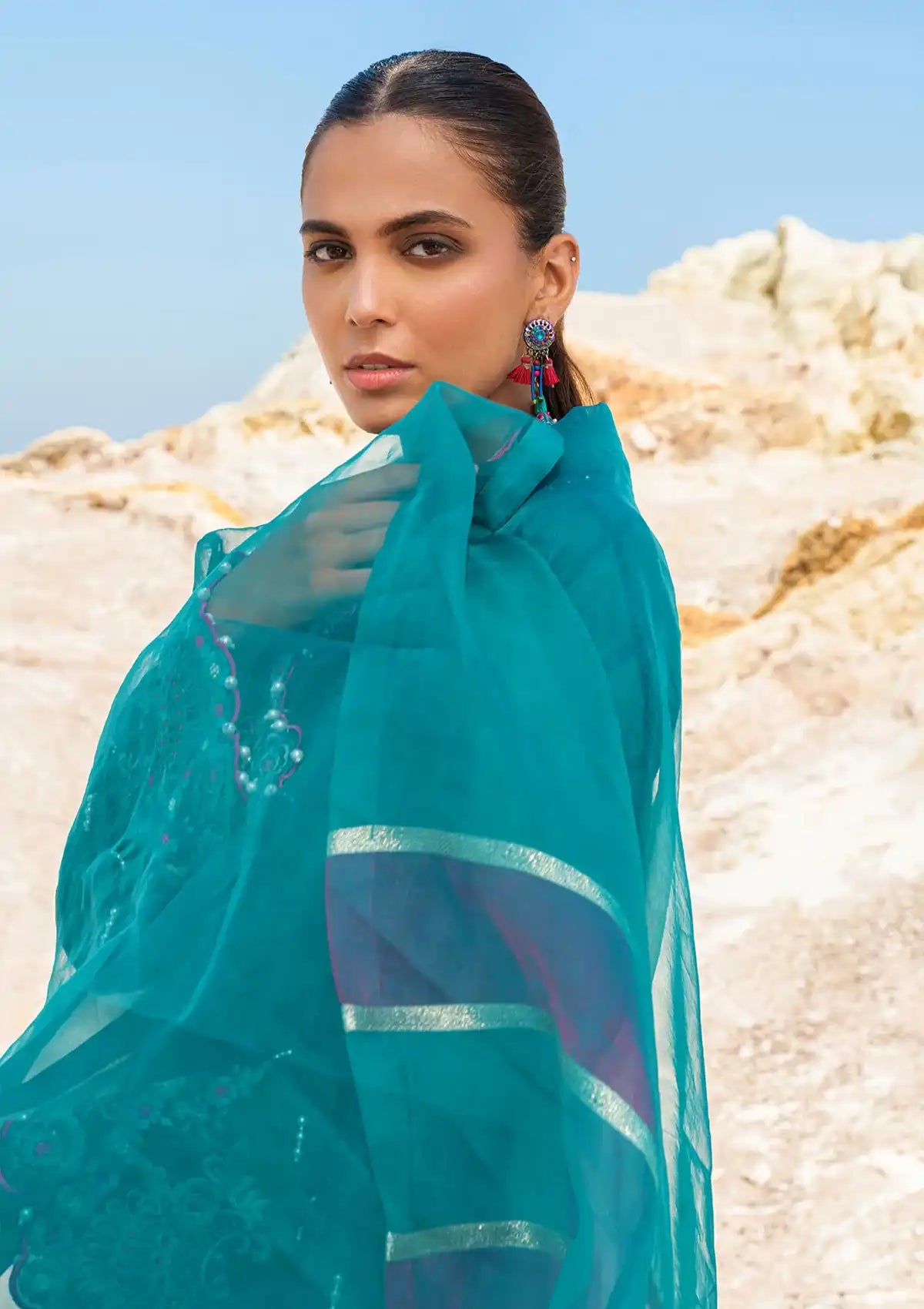 Winter Collection - Woven Palace - Zemira - 2pc - TE#002 available at Saleem Fabrics Traditions