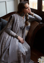 Winter Collection - Zaha - Unstitched - D#10 - Gul available at Saleem Fabrics Traditions