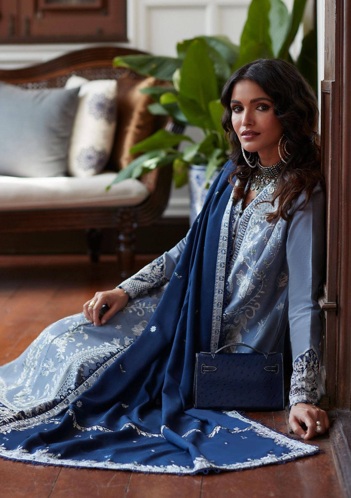 Winter Collection - Zaha - Unstitched - D#11 - Parisa available at Saleem Fabrics Traditions