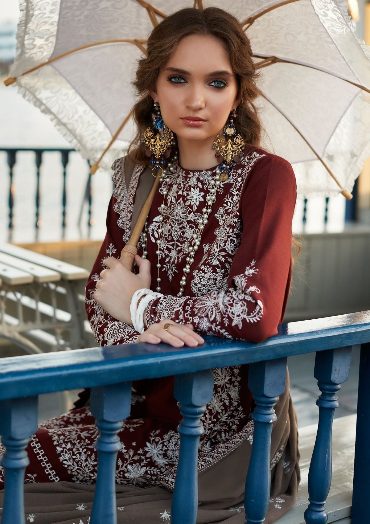 Winter Collection - Zaha - Unstitched - D#12 - Meliha available at Saleem Fabrics Traditions
