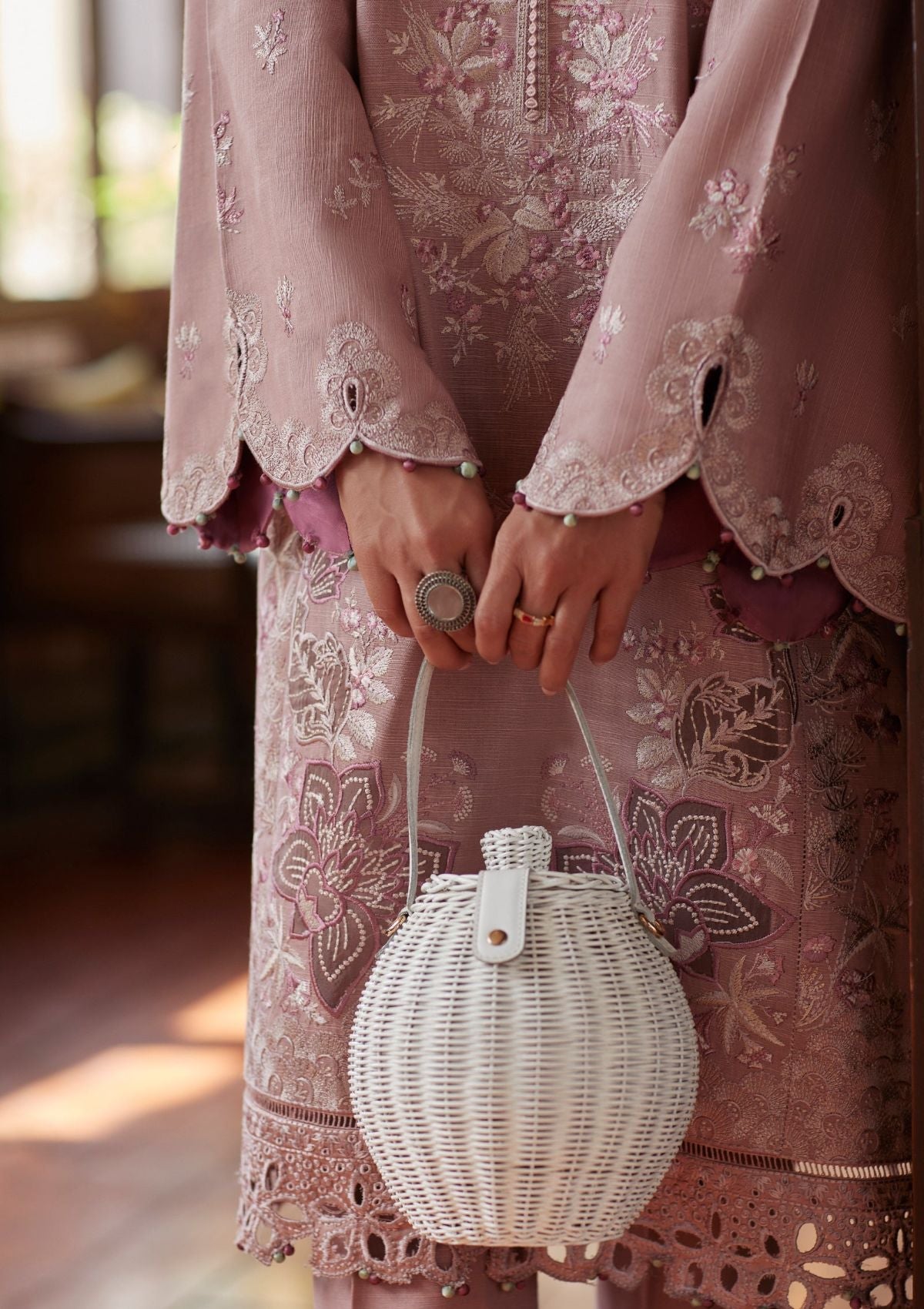 Winter Collection - Zaha - Unstitched - D#15 - Esana available at Saleem Fabrics Traditions