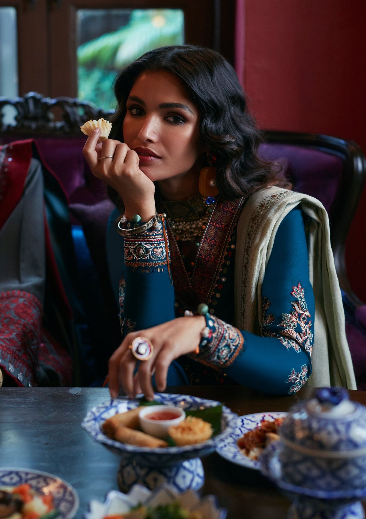 Winter Collection - Zaha - Unstitched - D#2 - Jehan available at Saleem Fabrics Traditions