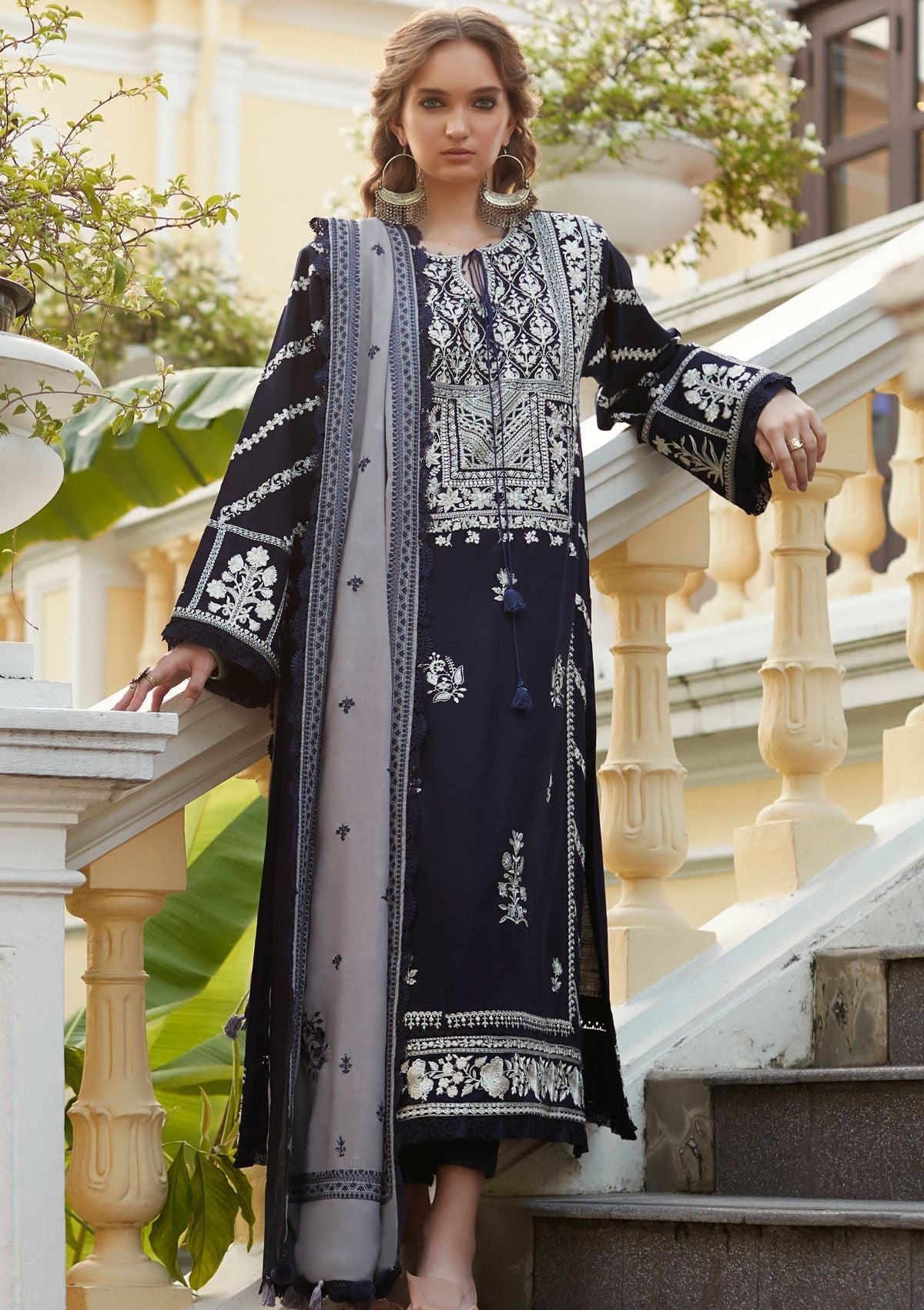 Winter Collection - Zaha - Unstitched - D#7 - Sevda available at Saleem Fabrics Traditions