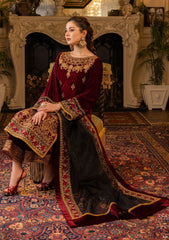 Winter Collection - Zainab Chottani - Velvet - ZCV#4 available at Saleem Fabrics Traditions