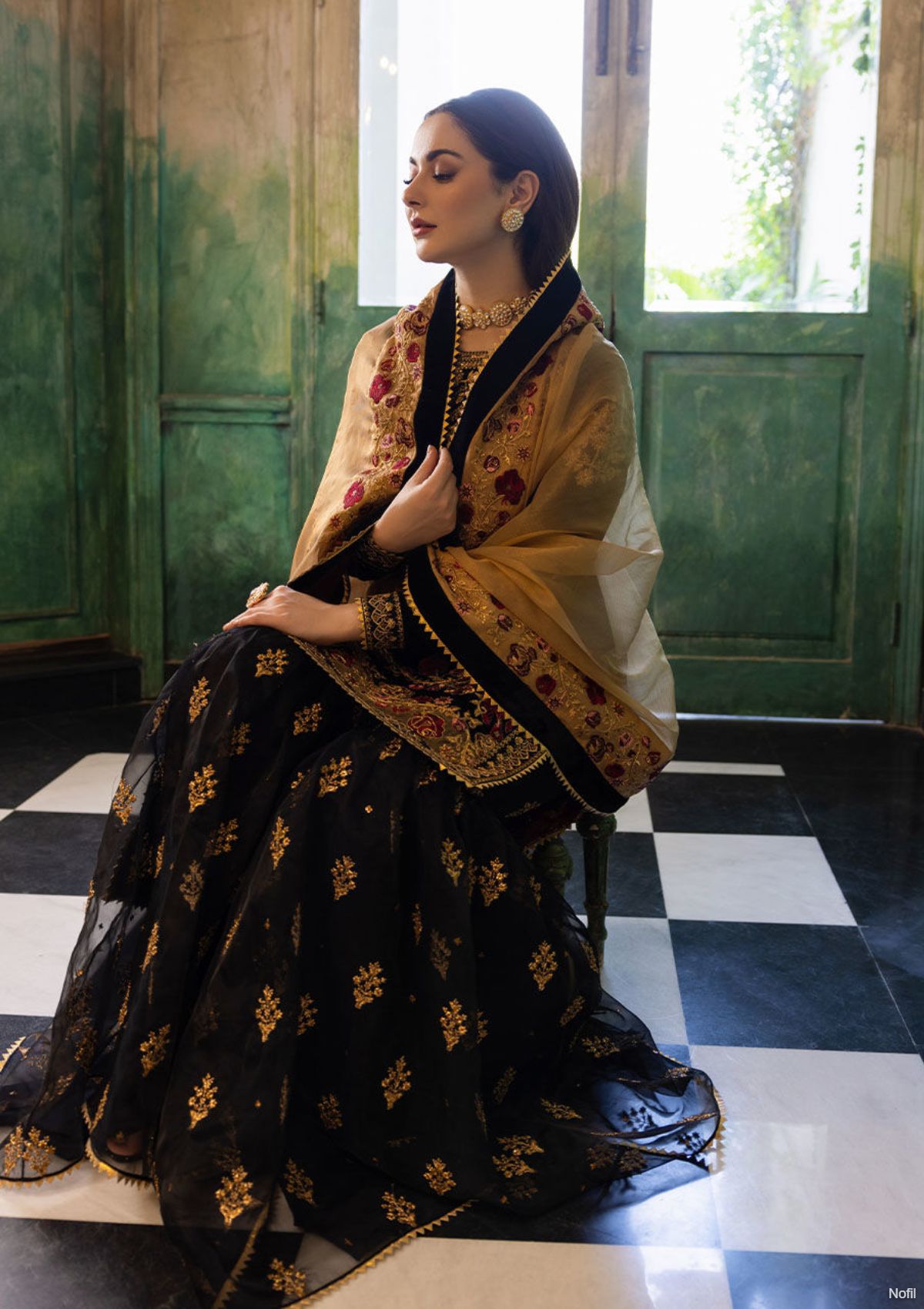 Winter Collection - Zainab Chottani - Velvet - ZCV#6 available at Saleem Fabrics Traditions
