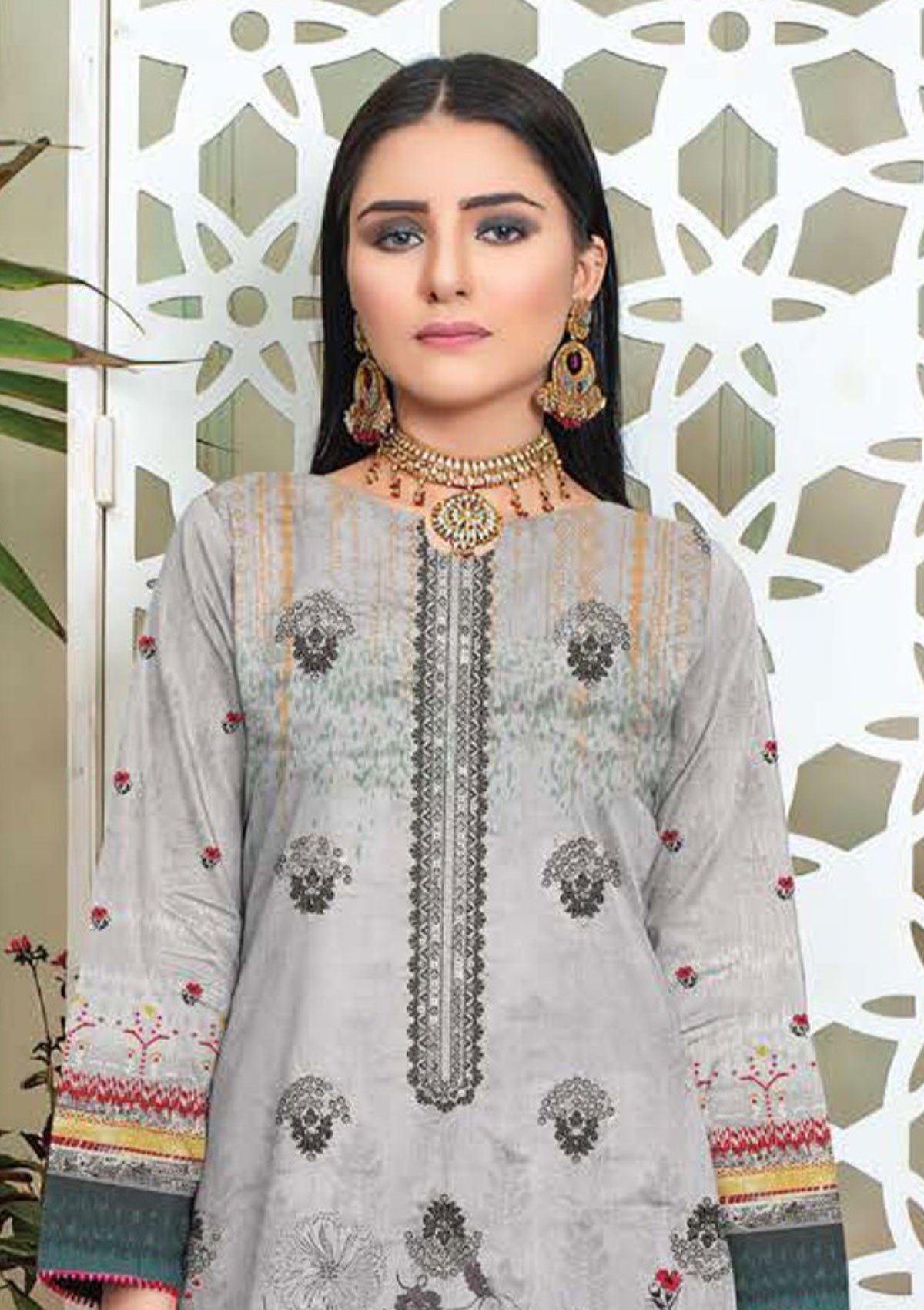 Winter Collection - Zara Meer - Viscose - V52 - D#3 available at Saleem Fabrics Traditions