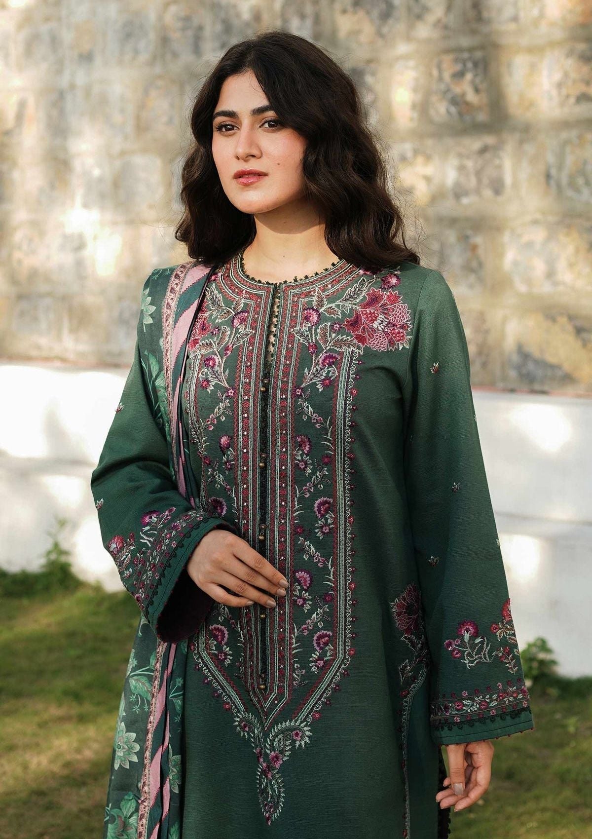 Winter Collection - Zara Shahjahan - Coco - D#1A available at Saleem Fabrics Traditions