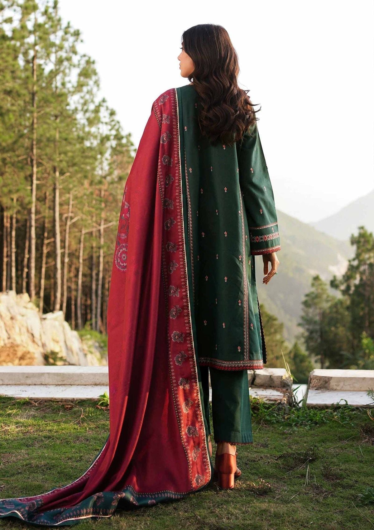 Winter Collection - Zara Shahjahan - Coco - D#2A available at Saleem Fabrics Traditions