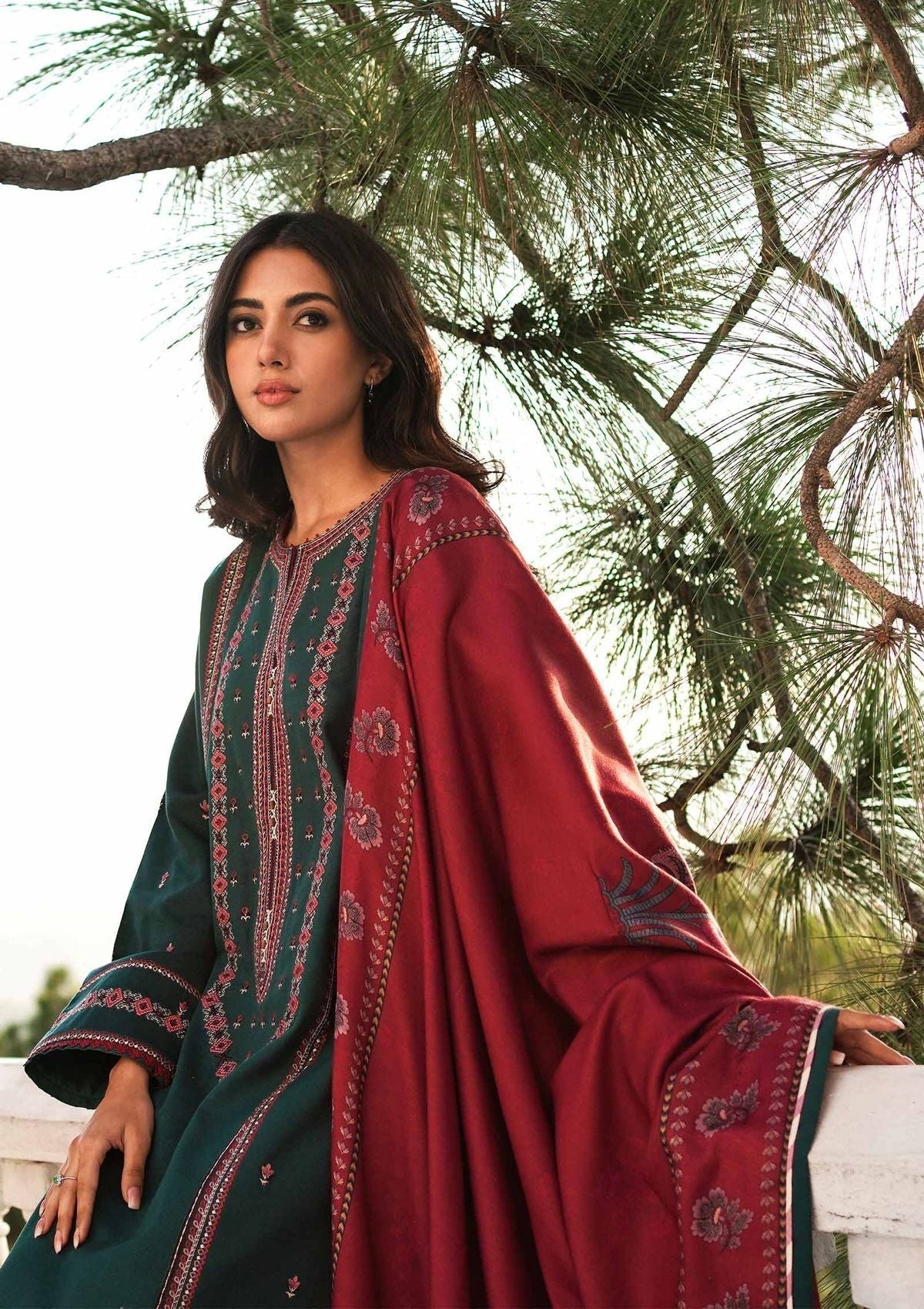 Winter Collection - Zara Shahjahan - Coco - D#2A available at Saleem Fabrics Traditions