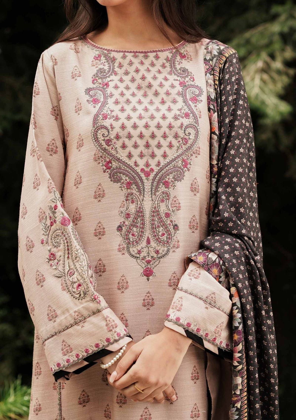 Winter Collection - Zara Shahjahan - Coco - D#3A available at Saleem Fabrics Traditions