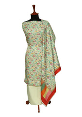 Winter Dress - Rubaaiyat -Pashmina - Printed - Cream D#1 by Saleem Fabrics PK