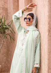 Lawn Collection - Shazme - Kamari - Luxury - SH#08 Aquamarine