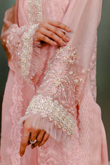 Formal Collection - Fozia Khalid - Lumieres Festive - VoL 3 - Crepe Rose