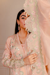 Formal Collection - Fozia Khalid - Lumieres Festive - VoL 3 - Juliet Peach