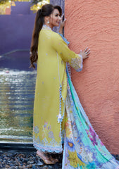 Lawn Collection - Farah Talib Aziz - Suay - Luxury Unstitched '24 - Kelaya Kiwi - FTA#09