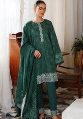 Winter Collection - Cross Stitch - Khaddar/Linen 23 - PINE FOREST 11